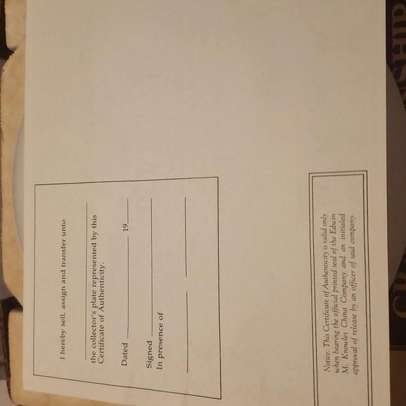 WE KISS IN A SHADOW  COLLECTOR PLATE - Picture 5 of 6